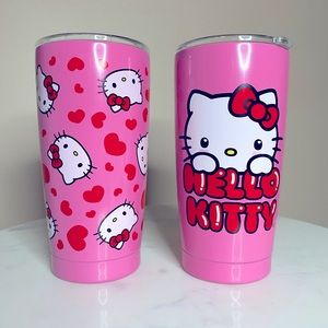 NEW Hello Kitty Valentines Metal Tumbler Set 💕